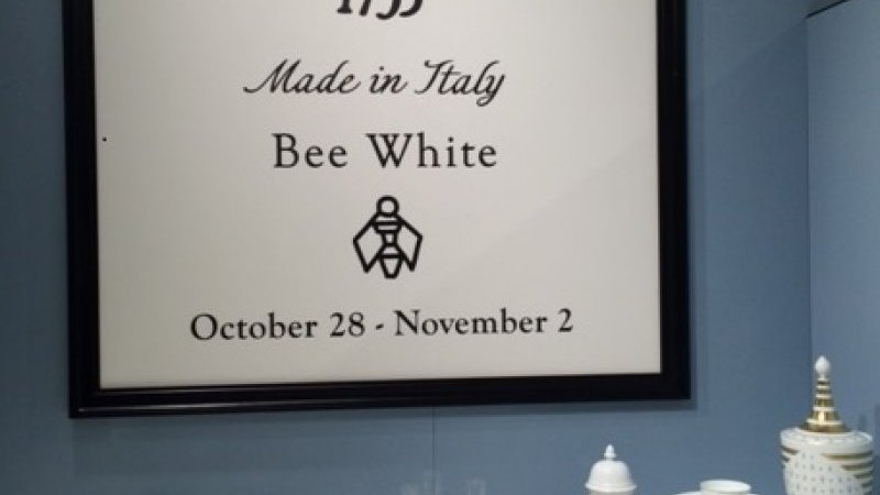 リチャード ジノリとミナ ペルホネンの「Bee white」シリーズに
