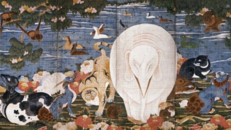 JAPAN美品 伊藤若冲 画集 日本画 屏風画 貴重 歴史 水彩画 鳥 花 絵画 JAPAN美品 伊藤若冲 画集 日本画 屏風画 貴重 歴史 水彩画 鳥 花