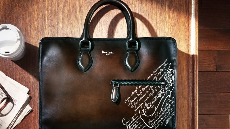 Berluti ベルルッティ レザーブリーフケース ビジネスバッグ メンズ 上品