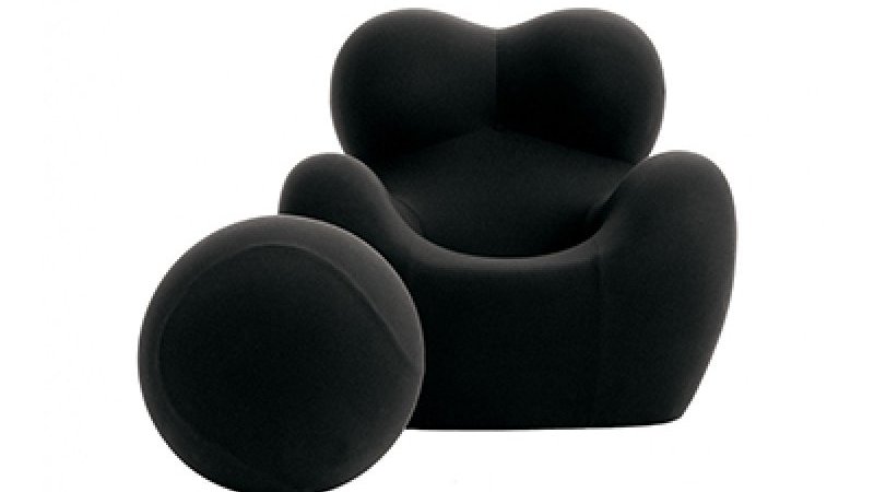 ガエターノ・ペッシェ UP5&UP6 ラウンジチェア＆オットマン 名作家具 デザインの開拓者 ガエターノ・ペッシェによるアートのようなアーム