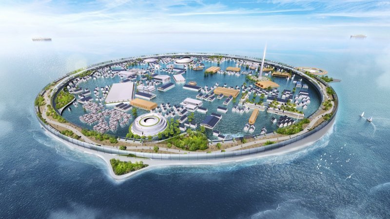 深海未来都市構想 OCEAN SPIRAL | 事業トピックス | 清水建設