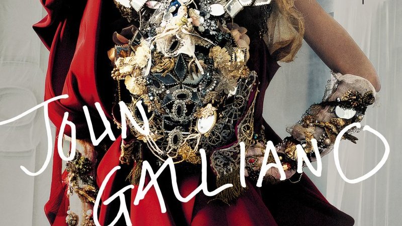 美品✨ジョン ガリアーノ 刺繍ロゴ フリル カットソー トップス 黒 XXS a29d4bb696c40958f1007fb9e3a5ab