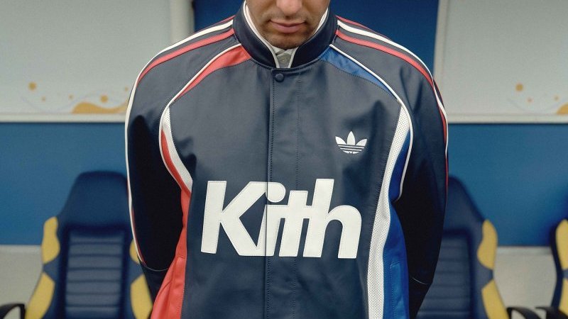 KITH × adidas jacket キス　アディダス　ジャケット Kith X Adidas Men's Flamingo Piste Hooded Jacket Size XL