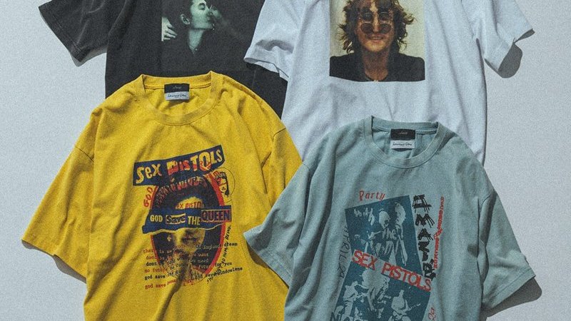 ジョン・レノンとセックス・ピストルズがモチーフのTシャツ4型が