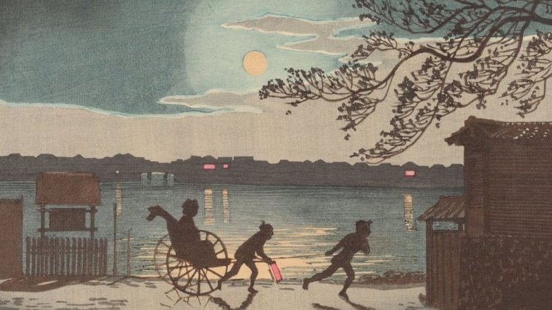 浮世絵の黄昏にうっとり】明治時代に登場した「光線画」の正体とは