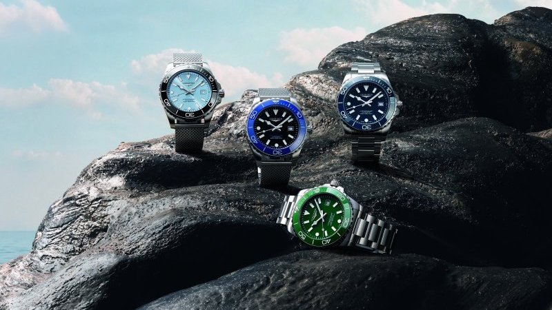 LONGINES クォーツ　ダイバーズウォッチ　ハイドロコンクエスト ロンジンの最新ダイバーズウォッチ】「ハイドロコンクエスト」に、彩り