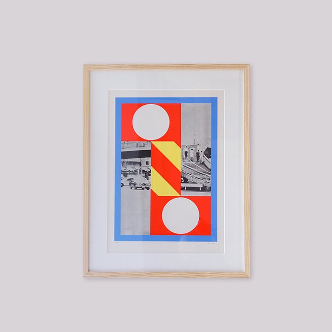 菅井 汲 「crossing 5」 シルクスクリーン 版画 絵画 現代アート