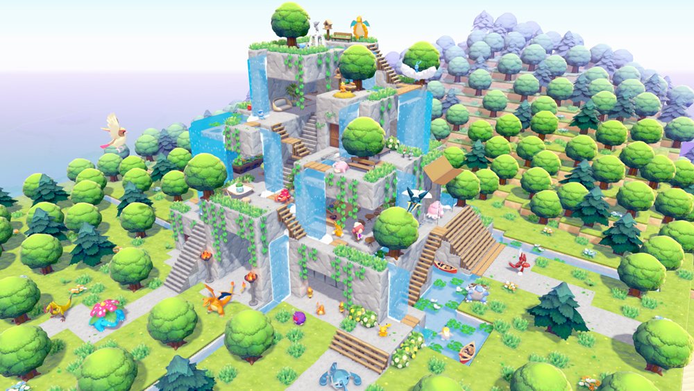 佐々木のデザインをもとに、ゲーム内で建築を再現した。