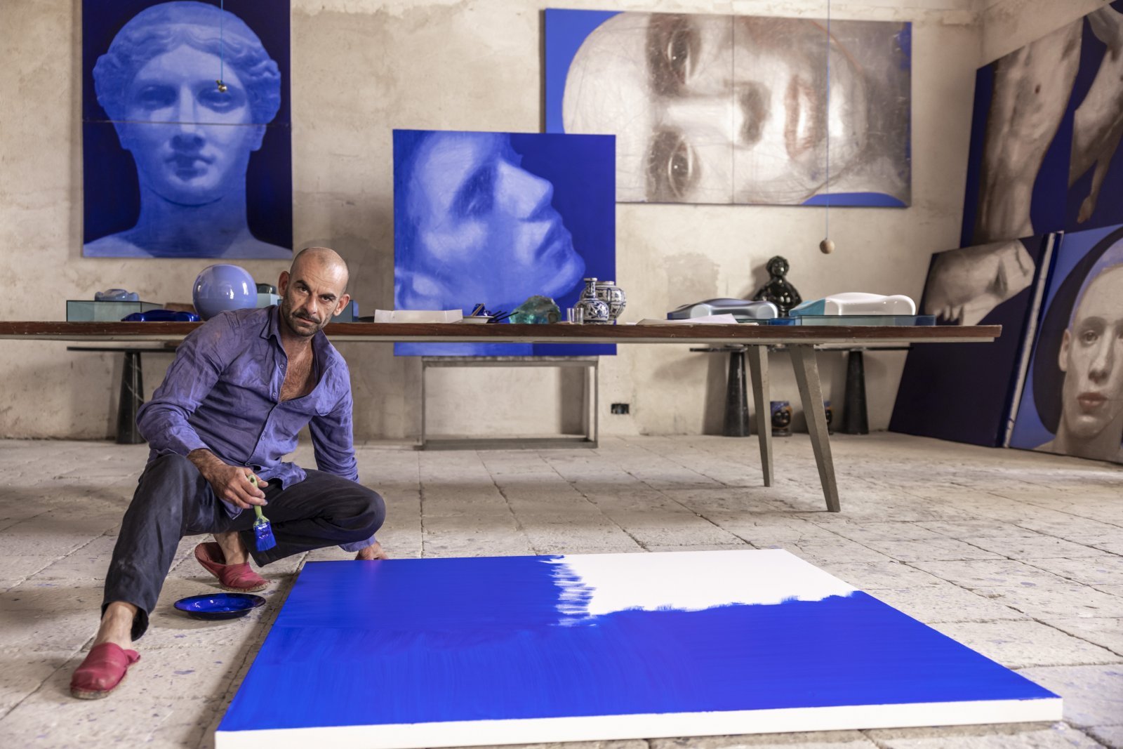 36. Maserati MC20 Cielo_artist Sergio Fiorentino at his Noto atelierのコピー.jpg