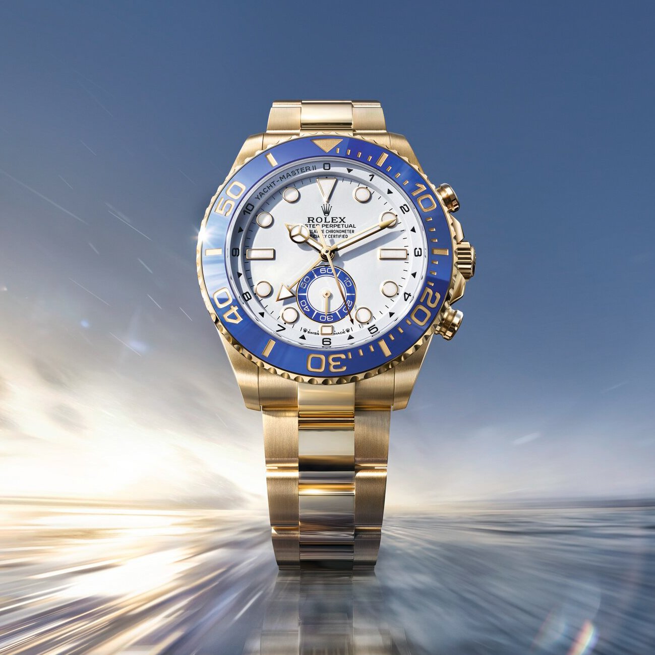 Rolexの時計「オイスター パーペチュアル ヨットマスター Ⅱ」の写真