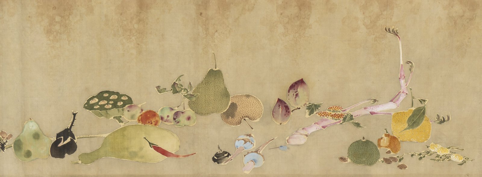 B_伊藤若冲_果蔬図巻_部分(1790年以前)通期_福田美術館蔵.jpg