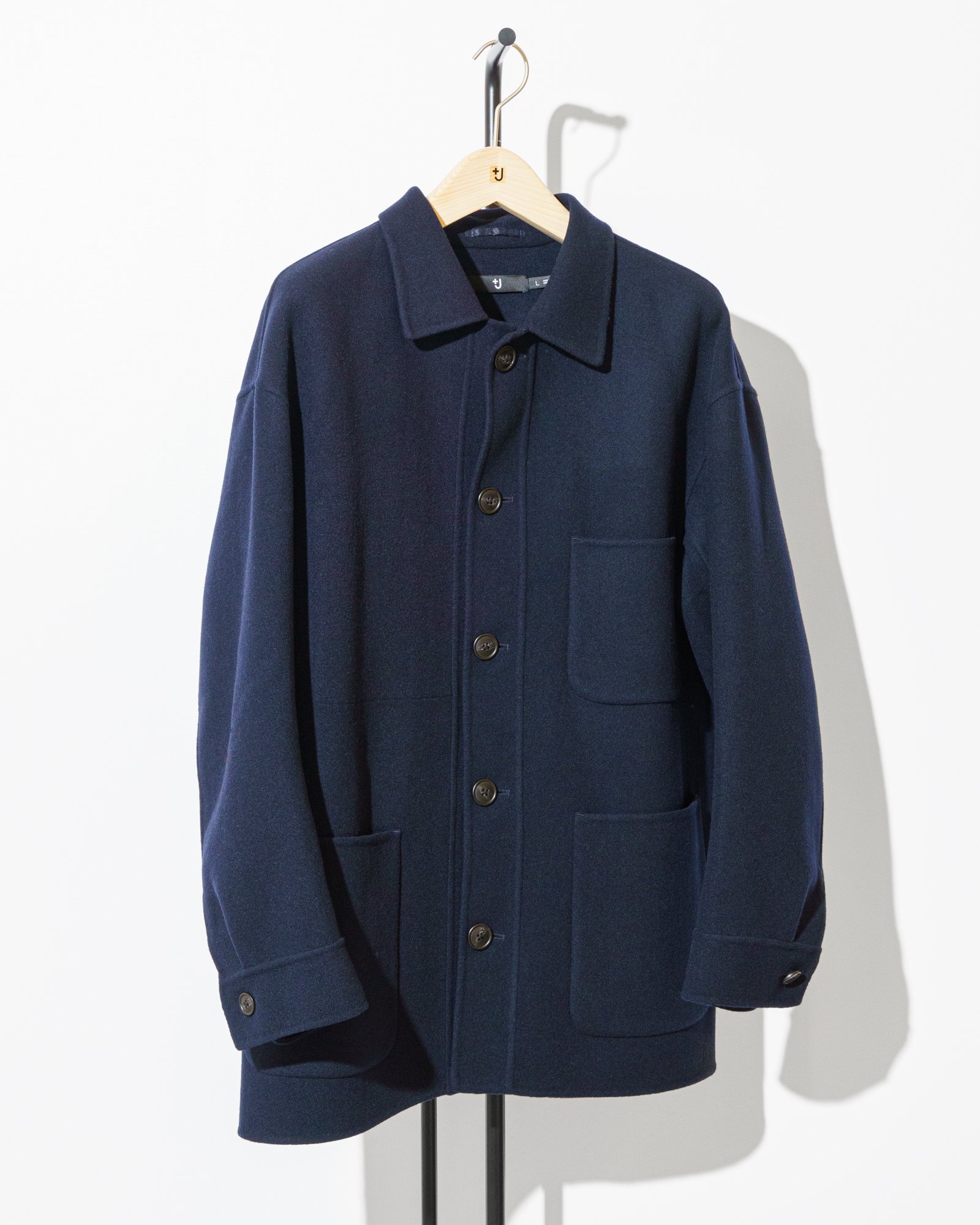 サイズ UNIQLO - +J オーバーサイズシャツジャケットの通販 by ぴょこ's shop｜ユニクロならラクマ アウター