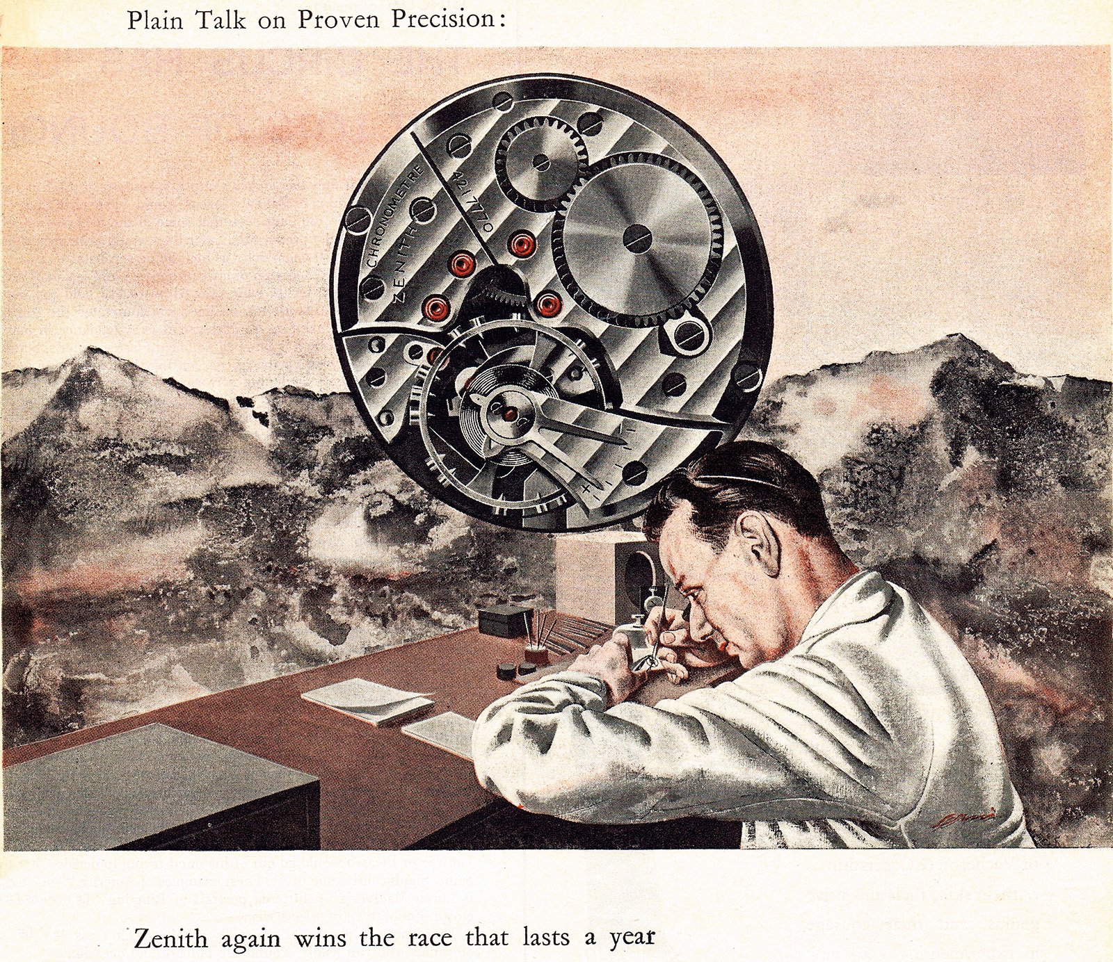 FB-(20)3_09_PRECISION LEGACY_1954-5_135 Vintage Ad _Plain Proven Precision ZENITH Wins Again_feat_ Chronometrier René Gygax_.jpg