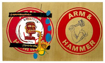 2-Jean-Michel Basquiat, Andy Warhol, Arm and Hammer II, 1984-1985 7月.jpg