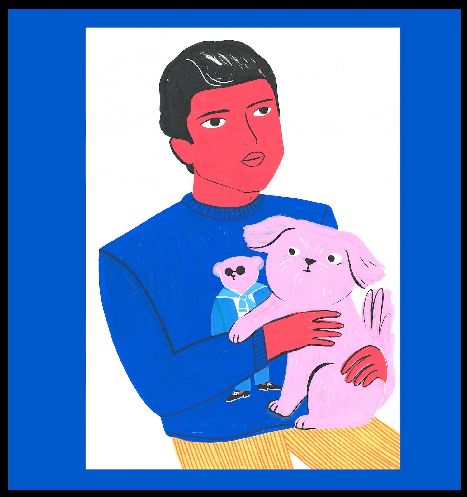 ユーモラスで色彩豊か！フランス人イラストレーターの個展