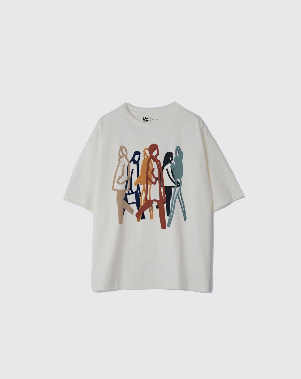 YOKE × Julian OpieコラボTシャツ1.jpg