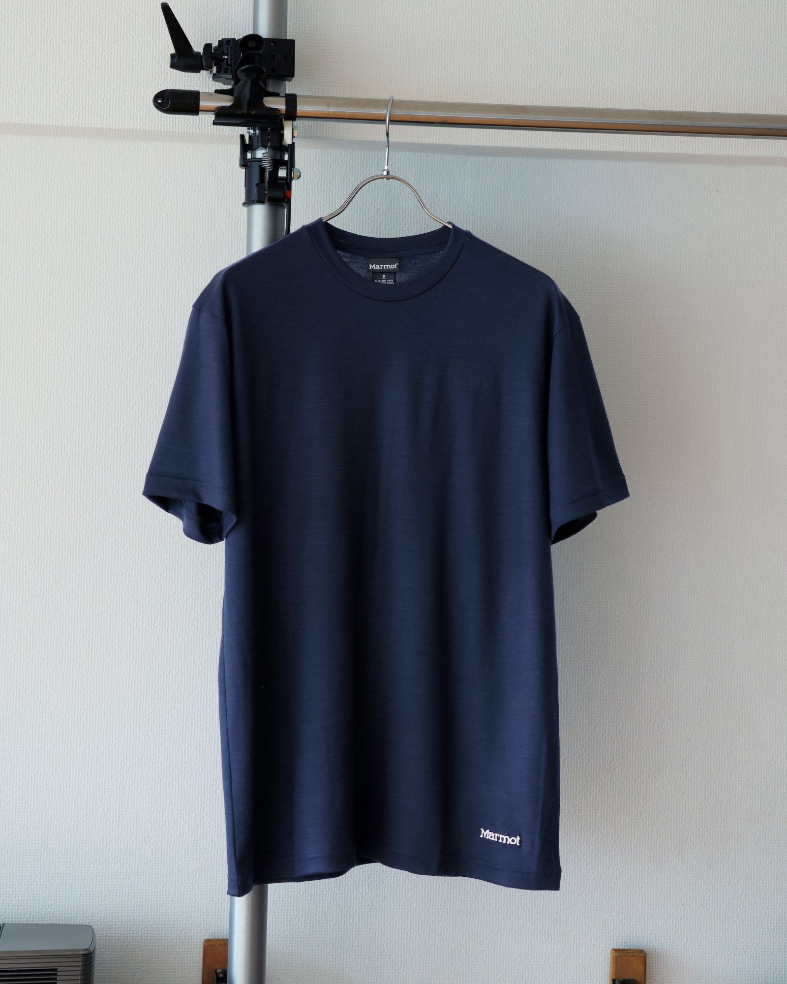 マーモットのメリノウールTシャツ